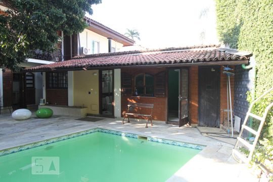 Área comum - Piscina de casa à venda com 5 quartos, 384m² em Anil, Rio de Janeiro
