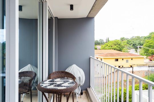 Varanda de apartamento à venda com 1 quarto, 37m² em Vila São Francisco, São Paulo
