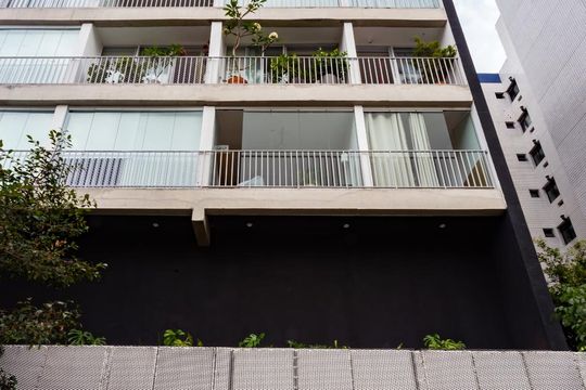 Fachada de apartamento à venda com 1 quarto, 37m² em Vila São Francisco, São Paulo