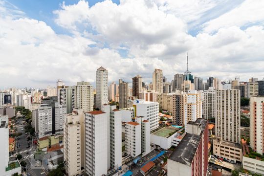 Vista de apartamento para alugar com 1 quarto, 38m² em Liberdade, São Paulo