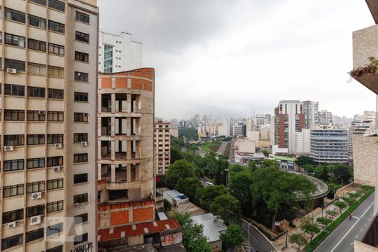 Vista do Quarto de kitnet/studio à venda com 1 quarto, 43m² em Centro, São Paulo