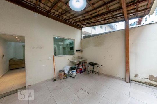 Área de Serviço de casa de condomínio à venda com 2 quartos, 68m² em Santa Amelia, Belo Horizonte