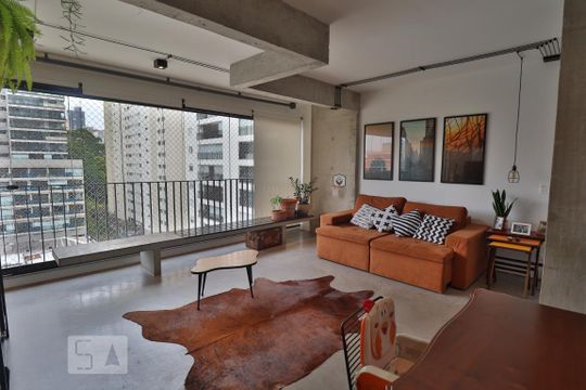 Sala de apartamento à venda com 2 quartos, 70m² em Pinheiros, São Paulo