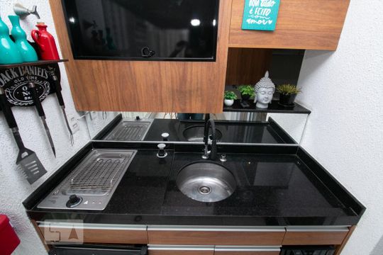Detalhe Varanda de apartamento à venda com 2 quartos, 75m² em Tatuapé, São Paulo