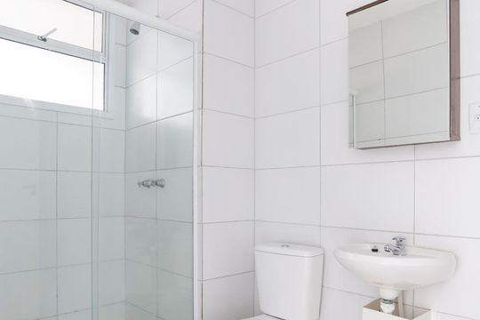 Banheiro de apartamento à venda com 2 quartos, 54m² em Campos Elíseos, São Paulo