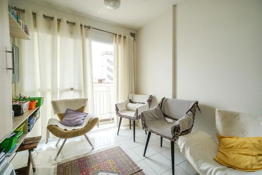 Sala e cozinha de apartamento à venda com 1 quarto, 32m² em Brás, São Paulo