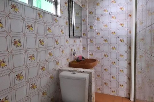Banheiro da Suíte de casa à venda com 3 quartos, 240m² em Vila Homero Thon, Santo André