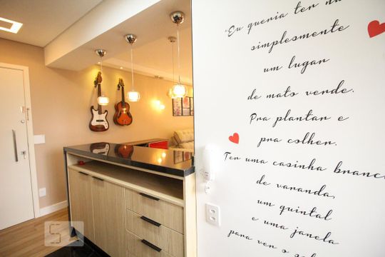 Cozinha de apartamento à venda com 2 quartos, 53m² em Jardim das Laranjeiras, São Paulo
