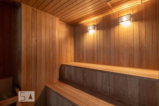 sauna de apartamento para alugar com 2 quartos, 55m² em Santa Teresinha, São Paulo