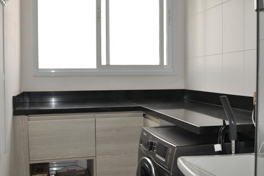 Área de serviço de apartamento à venda com 2 quartos, 57m² em Saúde, São Paulo