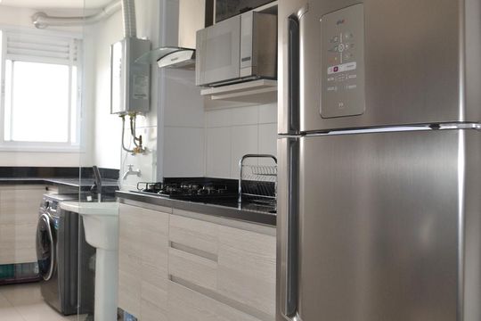 Cozinha de apartamento à venda com 2 quartos, 57m² em Saúde, São Paulo