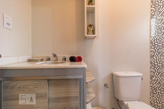 Banheiro da Suíte 2 de casa à venda com 2 quartos, 130m² em Jardim Itu Sabará, Porto Alegre