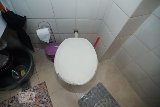 Área e Banheiro de Serviço  de apartamento para alugar com 1 quarto, 56m² em Santa Cecília, São Paulo
