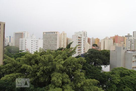 Vista da Sala de apartamento para alugar com 1 quarto, 55m² em Vila Itapura, Campinas