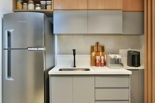 Cozinha de apartamento à venda com 2 quartos, 65m² em Cerqueira César, São Paulo