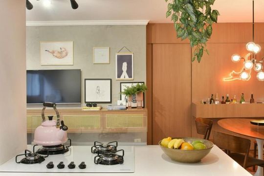 Cozinha de apartamento à venda com 2 quartos, 65m² em Cerqueira César, São Paulo