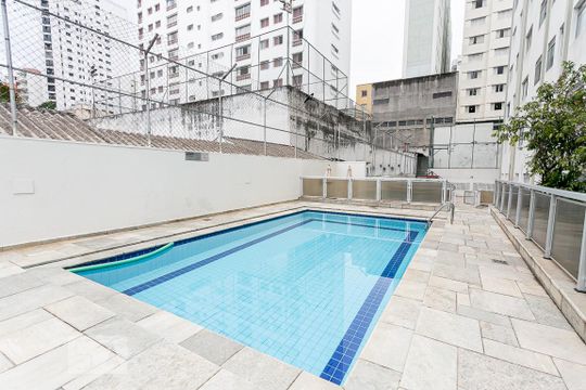 Piscina de apartamento para alugar com 3 quartos, 91m² em Perdizes, São Paulo