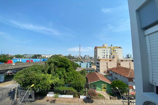 Vista da Sala de apartamento para alugar com 1 quarto, 55m² em Centro, São Leopoldo
