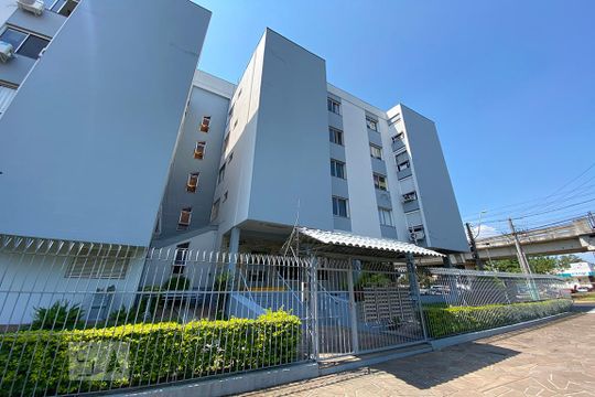 Fachada do Condomínio de apartamento para alugar com 1 quarto, 55m² em Centro, São Leopoldo