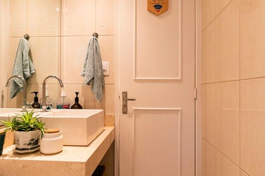 Banheiro de apartamento para alugar com 2 quartos, 50m² em Alto da Mooca, São Paulo