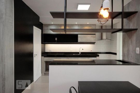 Cozinha de apartamento para alugar com 2 quartos, 98m² em Consolação, São Paulo