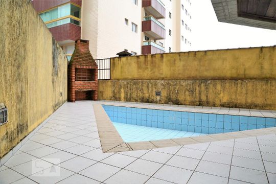 Área comum - Piscina de apartamento para alugar com 1 quarto, 50m² em Tupi, Praia Grande