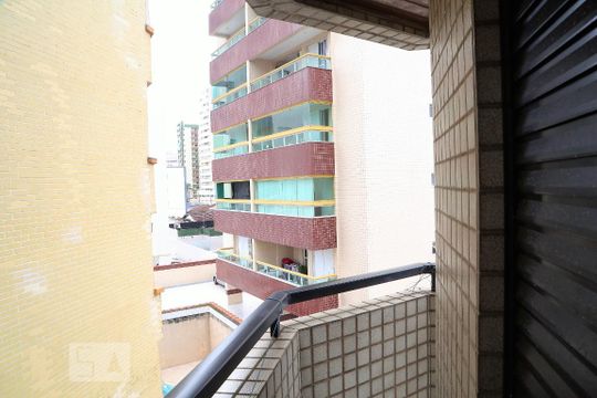 Sacada do Quarto de apartamento para alugar com 1 quarto, 50m² em Tupi, Praia Grande