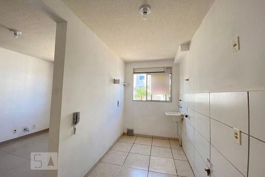Cozinha de apartamento à venda com 2 quartos, 50m² em Operário, Novo Hamburgo
