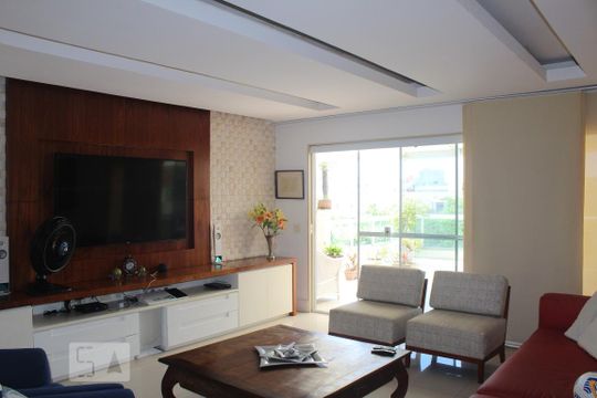 Sala de apartamento à venda com 4 quartos, 380m² em Recreio dos Bandeirantes, Rio de Janeiro