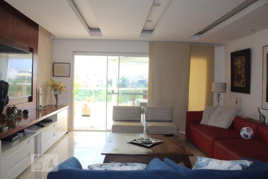 Sala de apartamento à venda com 4 quartos, 380m² em Recreio dos Bandeirantes, Rio de Janeiro