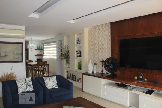 Sala de apartamento à venda com 4 quartos, 380m² em Recreio dos Bandeirantes, Rio de Janeiro