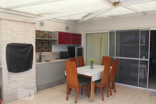 Varanda da Sala de apartamento à venda com 4 quartos, 380m² em Recreio dos Bandeirantes, Rio de Janeiro