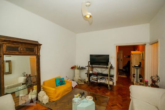 Sala de apartamento para alugar com 3 quartos, 120m² em Copacabana, Rio de Janeiro