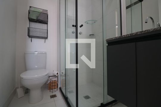 Banheiro de kitnet/studio à venda com 1 quarto, 20m² em Brás, São Paulo