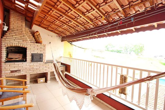 Varanda gourmet de casa à venda com 3 quartos, 214m² em Nova Petrópolis, São Bernardo do Campo