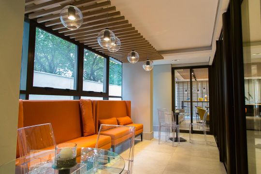 Área comum - Coworking de kitnet/studio à venda com 1 quarto, 26m² em Vila Clementino, São Paulo