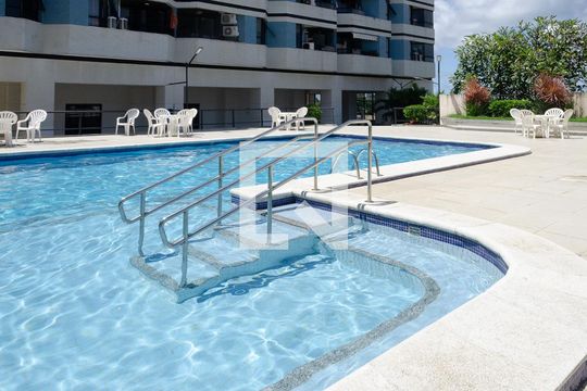 Área comum - Piscina de apartamento para alugar com 1 quarto, 50m² em Barra, Salvador