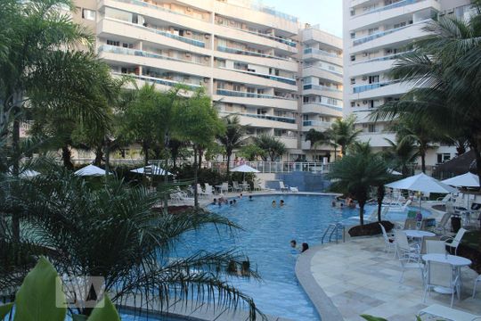 Área Comum - Piscina de apartamento à venda com 3 quartos, 92m² em Recreio dos Bandeirantes, Rio de Janeiro