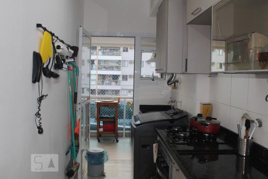 Cozinha de apartamento à venda com 3 quartos, 92m² em Recreio dos Bandeirantes, Rio de Janeiro