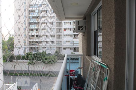 Varanda - Suíte 1 de apartamento à venda com 3 quartos, 92m² em Recreio dos Bandeirantes, Rio de Janeiro