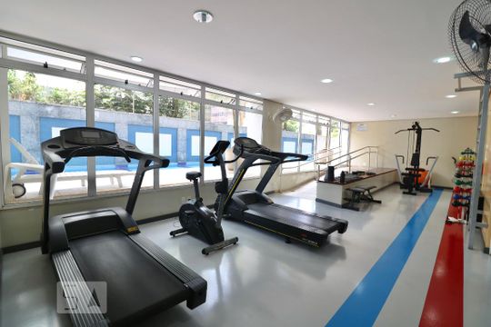 Área comum - Academia de kitnet/studio para alugar com 2 quartos, 52m² em Consolação, São Paulo
