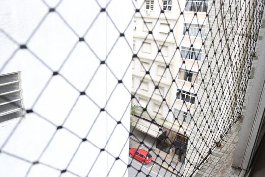 Vista da Sala de apartamento para alugar com 1 quarto, 55m² em Centro, São Vicente