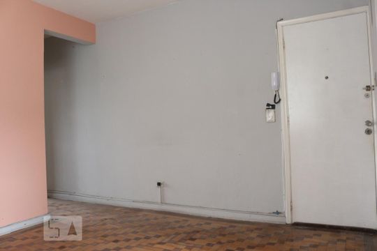 Sala de apartamento para alugar com 1 quarto, 55m² em Centro, São Vicente