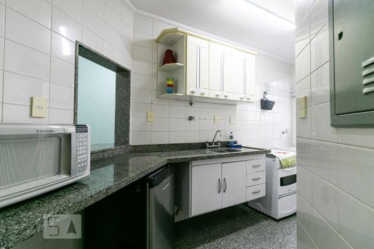 Cozinha de apartamento para alugar com 1 quarto, 33m² em Parque da Mooca, São Paulo