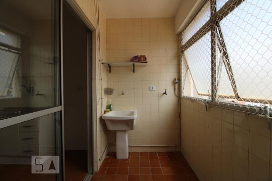 Área de Serviço de apartamento para alugar com 1 quarto, 50m² em Cidade Monções, São Paulo