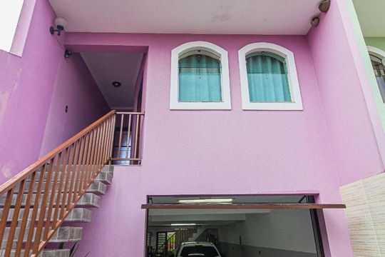Fachada da Casa de casa à venda com 3 quartos, 305m² em Vila Valparaiso, Santo André