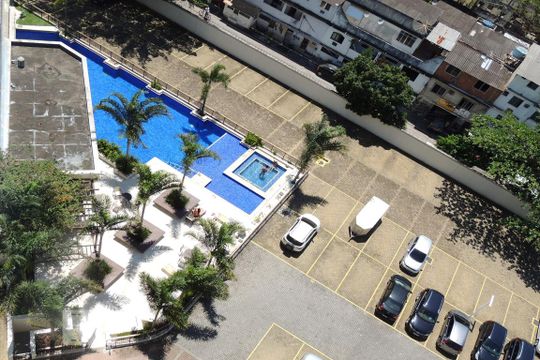 Área comum - Piscina de apartamento à venda com 1 quarto, 46m² em Jacarepaguá, Rio de Janeiro