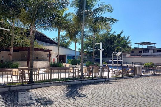 Área comum - Piscina de apartamento à venda com 1 quarto, 46m² em Jacarepaguá, Rio de Janeiro