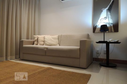 Sala  de apartamento à venda com 1 quarto, 46m² em Jacarepaguá, Rio de Janeiro