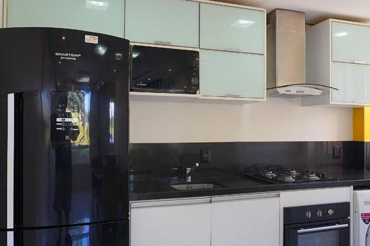 Cozinha de apartamento à venda com 2 quartos, 44m² em Protásio Alves, Porto Alegre